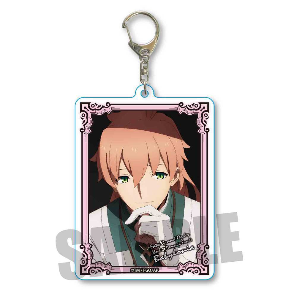 Fate Grand Order Absolute Demonic Battlefront Babylonia Choi Deka Acrylic Key Chain Romani Archaman Set Of 2 Pieces Fate Grand Order 絶対魔獣戦線バビロニア ちょいデカアクリルキーホルダー ロマニ アーキマン Anime Goods Key Holders Straps