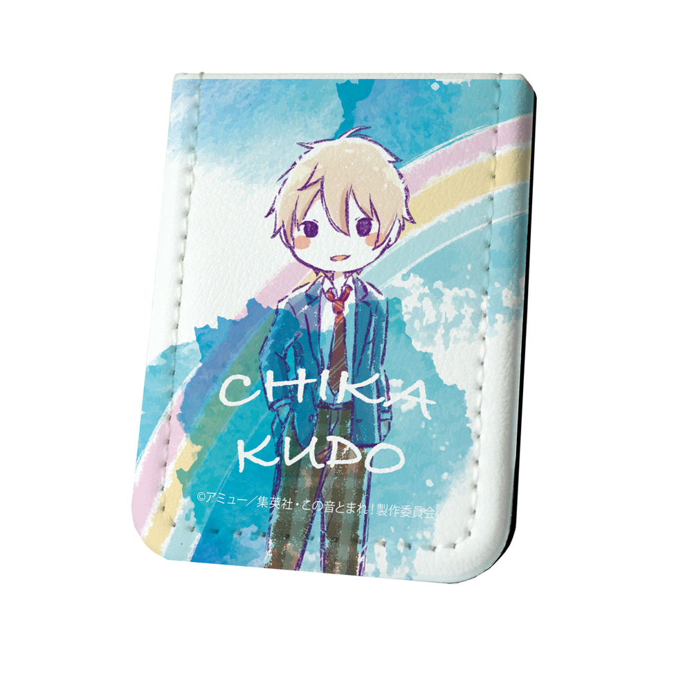 Leather Sticky Book Kono Oto Tomare Sounds Of Life 01 Kudo Chika Graff Art Design Set Of 3 Pieces レザーフセンブック この音とまれ 01 久遠愛 グラフアートデザイン Anime Goods Card Phone Accessories