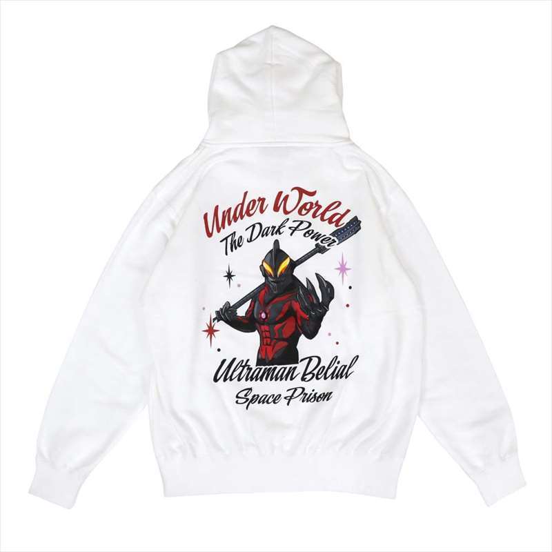 Ultraman Ultraman Belial Zip Hoodie White (L Size) | ウルトラマン