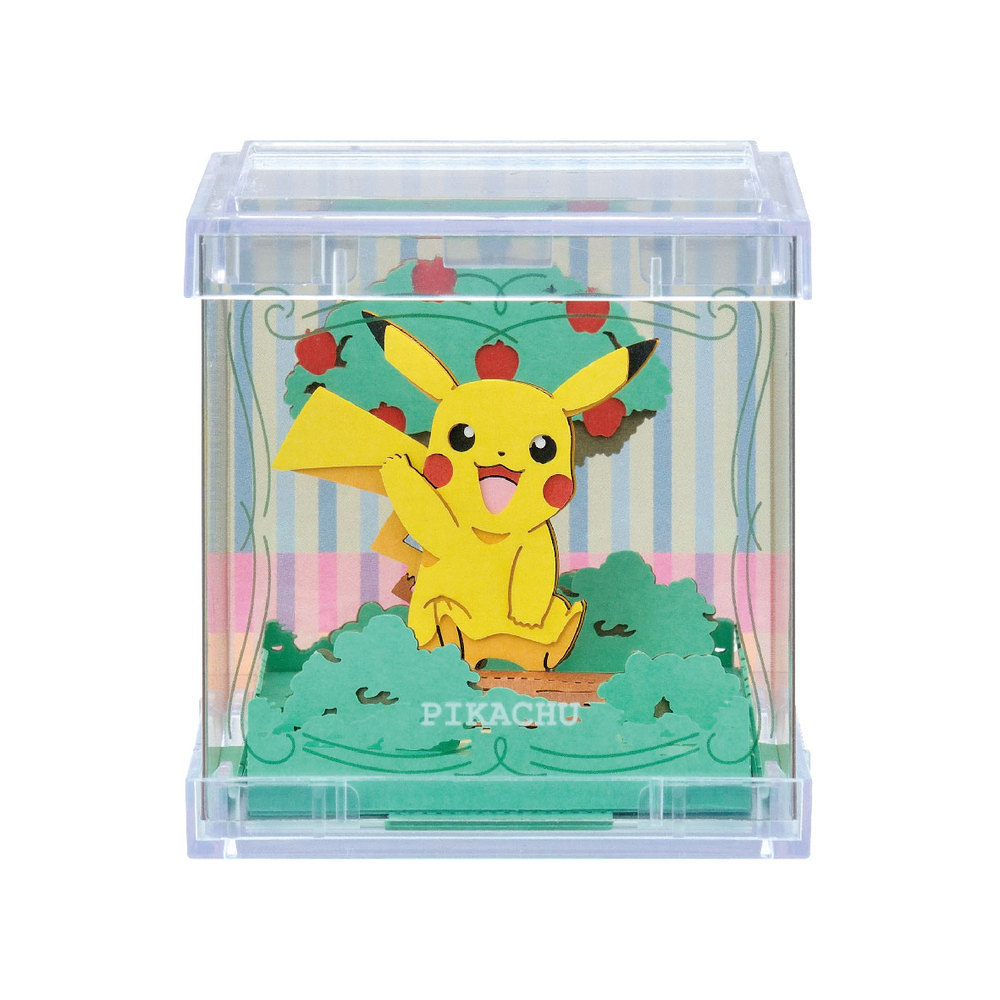 Pokemon Paper Theater Cube Ptc 01 Pikachu Set Of 6 Pieces ポケットモンスター ペーパーシアター キューブ Ptc 01 ピカチュウ Anime Goods Candy Toys Trading Figures