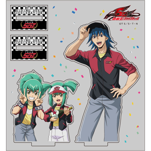 Yu Gi Oh 5d S Leo Luna Bruno Team 5d S Winning Memorial Acrylic Stand 遊 戯 王5d S 龍亞 龍可 ブルーノ チーム5d S優勝記念 アクリルスタンド Cospa Plush Stand