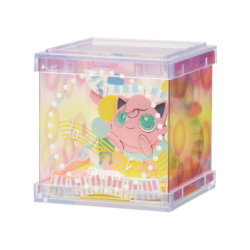 Pokemon Paper Theater Cube Ptc 04 Jigglypuff Set Of 6 Pieces ポケットモンスター ペーパーシアター キューブ Ptc 04 プリン Anime Goods Candy Toys Trading Figures