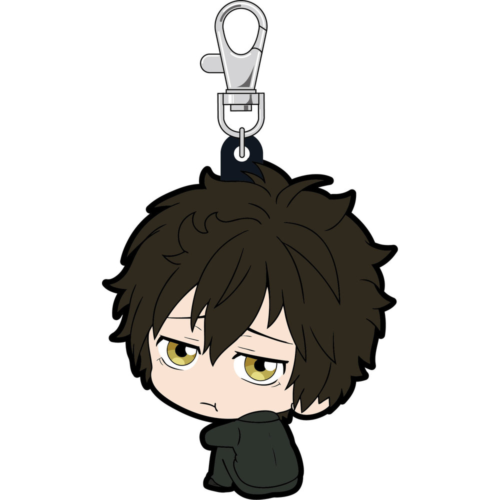 Psycho Pass 3 Bocchi Kun Rubber Mascot Shindo Arata Psycho Pass サイコパス 3 ボッチくん ラバーマスコット 慎導灼 Anime Goods Key Holders Straps