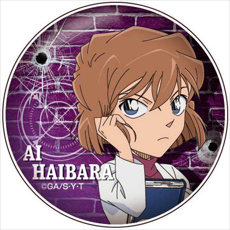 Detective Conan Polyca Badge Vol 6 Haibara Ai Set Of 5 Pieces 名探偵コナン ポリカバッジ Vol6 灰原哀 8977