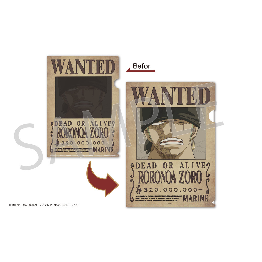One Piece Wanted Poster Trick File Roronoa Zoro Set Of 5 Pieces ワンピース 手配書トリックファイル ロロノア ゾロ Anime Goods Stationery Stationary