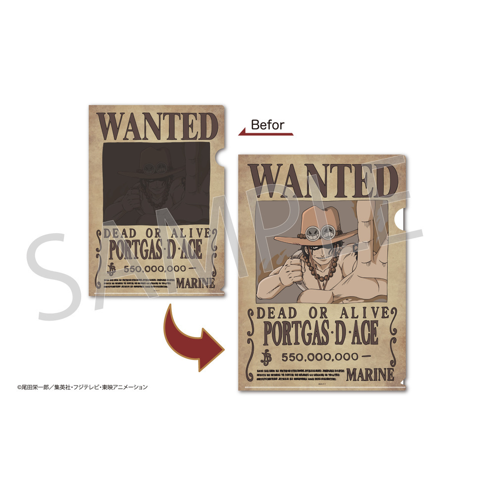 One Piece Wanted Poster Trick File Portgas D Ace Set Of 5 Pieces ワンピース 手配書トリックファイル ポートガス D エース Anime Goods Stationery Stationary