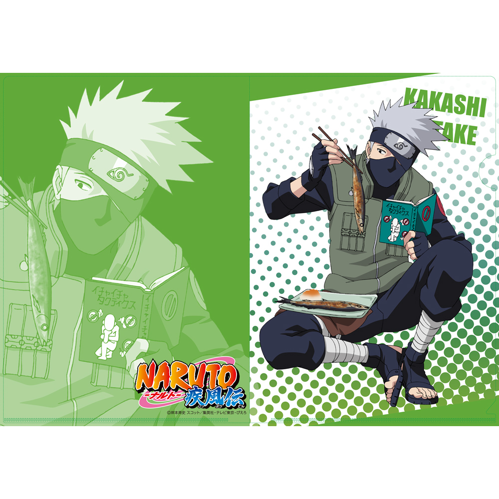 Naruto Shippuden Original Illustration Clear File Kakashi Set Of 5 Pieces Naruto ナルト 疾風伝 描き下ろし クリアファイル カカシ Anime Goods Stationery Stationary