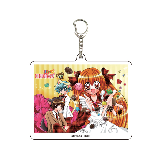 Deka Acrylic Key Chain Mamotte Lollipop 01 Nina Zero Ichii デカアクリルキーホルダー まもって ロリポップ 01 ニナ ゼロ イチイ Anime Goods Key Holders Straps