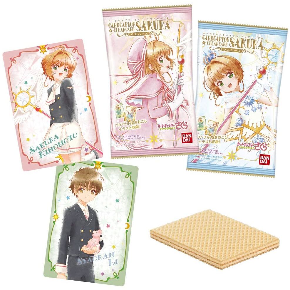 Cardcaptor Sakura Clear Card Arc Wafer Set Of Pieces カードキャプターさくら クリアカード編 ウエハース Anime Goods Candy Toys Trading Figures