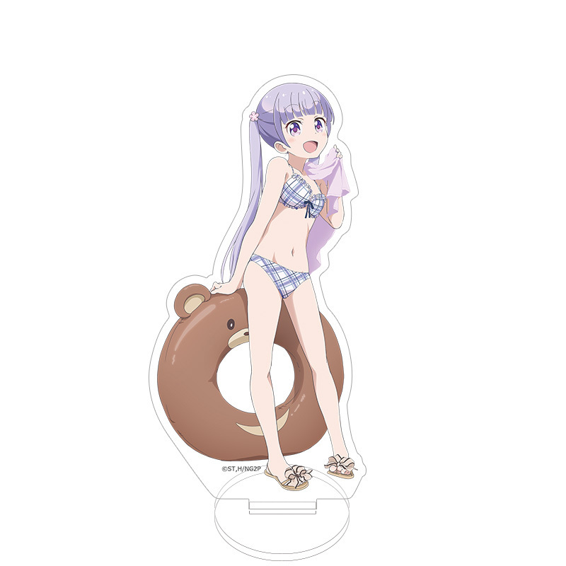 New Game Acrylic Stand Suzukaze Aoba Swimwear New Game アクリルスタンド 涼風青葉 水着 Anime Goods Illustrations