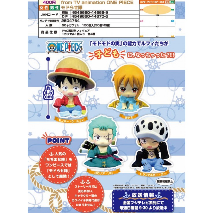 One Piece Modorase Tai Set Of 10 Pieces From Tv Animation One Piece モドらせ隊 Anime Goods Candy Toys Trading Figures