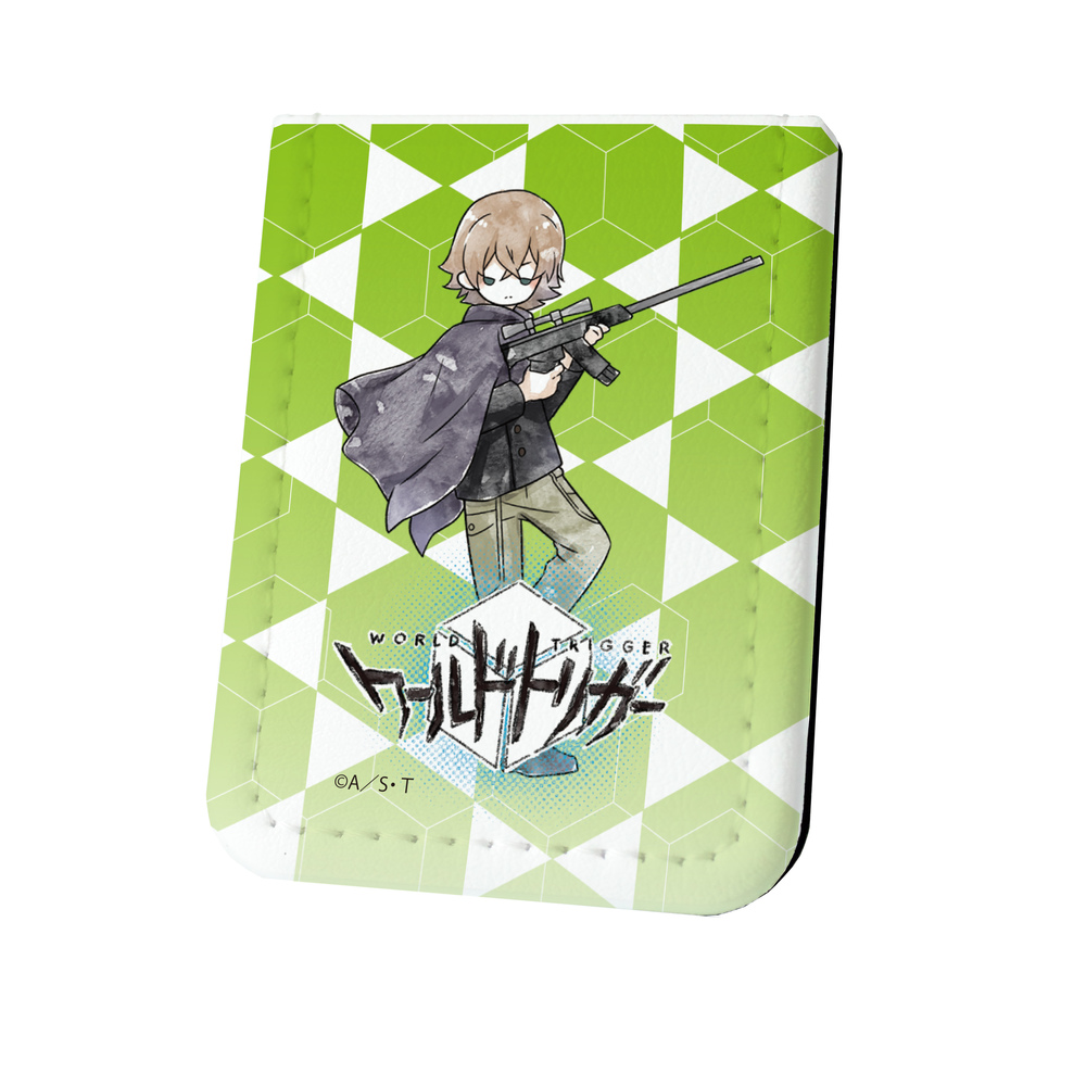 Leather Sticky Book World Trigger 12 Ema Yuzuru Graff Art Design Set Of 5 Pieces レザーフセンブック ワールドトリガー 12 絵馬ユズル グラフアートデザイン Anime Goods Card Phone Accessories Stationery Stationary