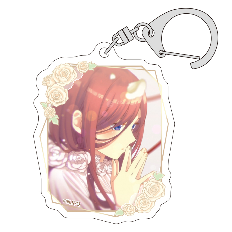 The Quintessential Quintuplets Acrylic Key Chain Miku Ed 五等分の花嫁 アクリルキーホルダー ミクed Anime Goods Key Holders Straps