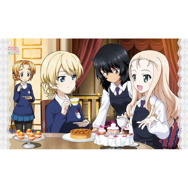 Girls Und Panzer Das Finale Blanket Darjeeling Orange Pekoe Marie Ando ガールズ パンツァー 最終章 ブランケット ダージリン オレンジペコ マリー 安藤 Anime Goods Fashion Clothes