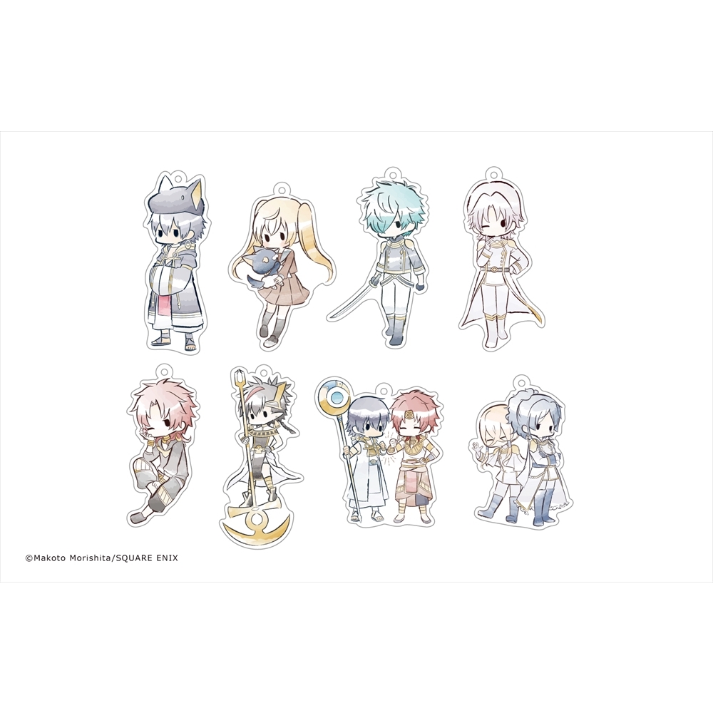 Im Great Priest Imhotep Retro Style Acrylic Key Chain Set Of 8 Pieces Im イム レトロちっく アクリルキーホルダー Anime Goods Candy Toys Trading Figures Key Holders Straps