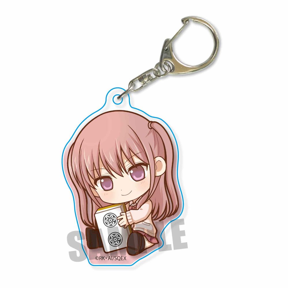 Saki Achiga Hen Episode Of Side A Gyugyutto Acrylic Key Chain Atarashi Ako 咲 Saki 阿知賀編 Episode Of Side A ぎゅぎゅっとアクリルキーホルダー 新子憧 Anime Goods Key Holders Straps