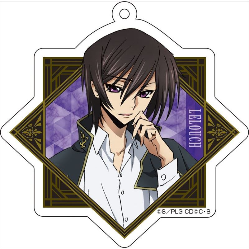 Code Geass Lelouch Of The Rebellion Acrylic Key Chain 1 Lelouch コードギアス 反逆のルルーシュ アクリルキーホルダー 1 ルルーシュ Anime Goods Key Holders Straps