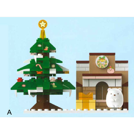 Sumikkogurashi Christmas Mascot Toy Blocks A Set すみっコぐらし クリスマス マスコット付き ブロックおもちゃ A しろくま Anime Goods Lego Blocks Price Figures Ss A