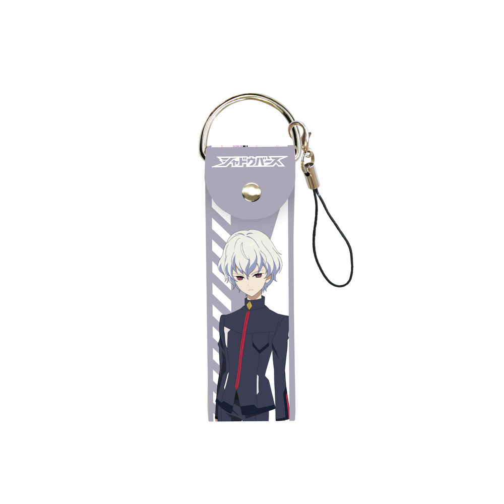 Big Leather Strap Tv Animation Shadowverse 02 Yonazuki Luca Dark Emperor ビッグレザーストラップ Tvアニメ シャドウバース 02 夜那月ルシア ダークエンペラー Anime Goods Key Holders Straps