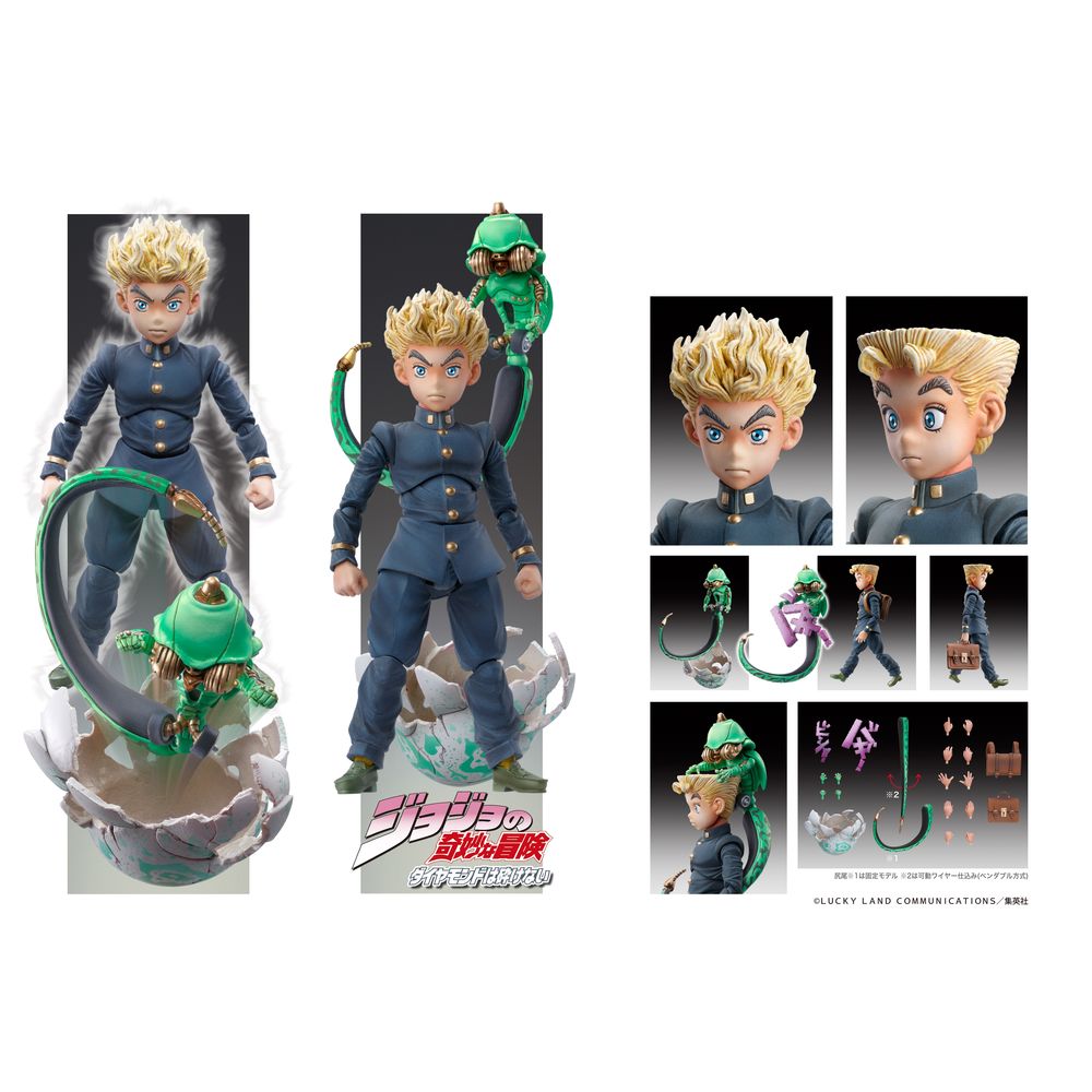 Super Action Statue Jojo S Bizarre Adventure Part Iv Hirose Koichi Echos Act 1 超像可動 ジョジョの奇妙な冒険 第四部 広瀬康一 Ec Act1 Figures Action Figures Kuji Figures