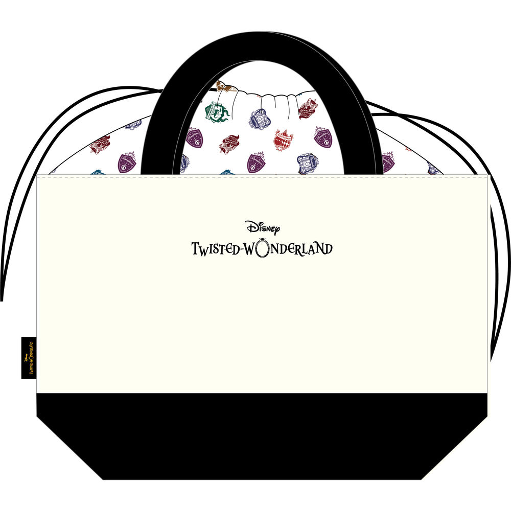 Disney Twisted Wonderland Mini Tote Bag White ディズニー ツイステッドワンダーランド ミニトートバッグ ホワイト Anime Goods Bags Accessories Fashion Clothes