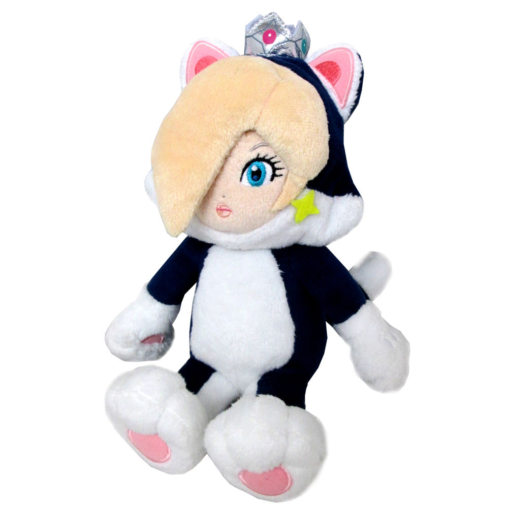 Super Mario 3d World Plush Cat Rosalina S Size スーパーマリオ 3dワールド ぬいぐるみ ネコロゼッタ Sサイズ Anime Goods Commodity Goods Plush Toys Groceries