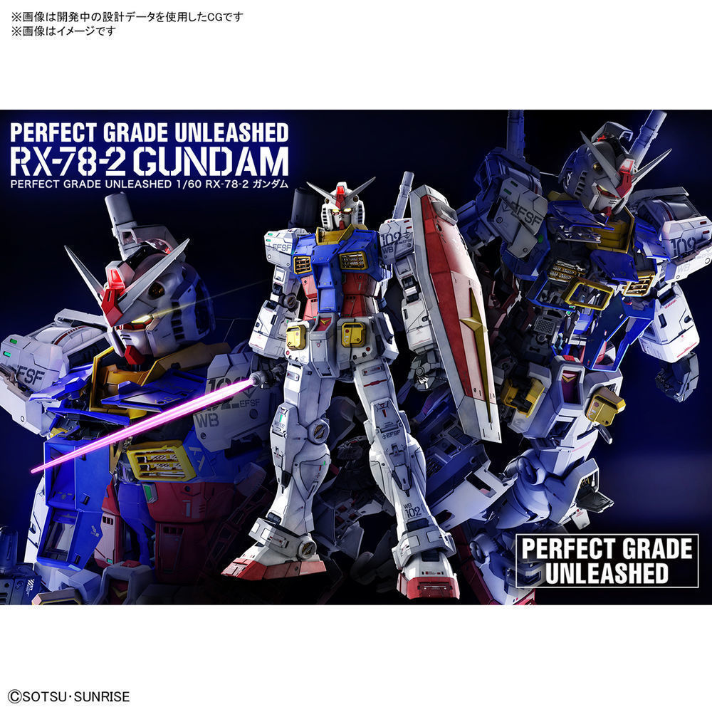 Pg Unleashed 1 60 Rx 78 2 Gundam Pg Unleashed 1 60 Rx 78 2 ガンダム Figures Model Kits Kuji Figures