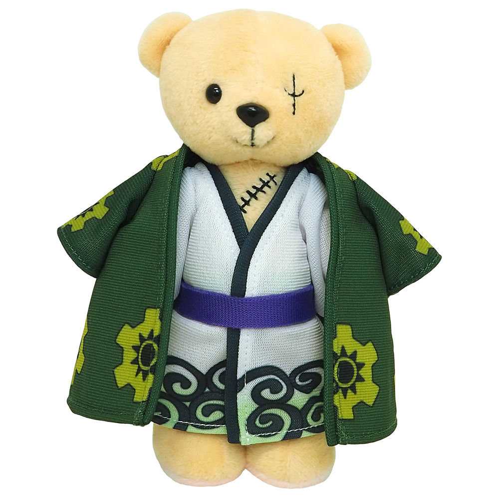 Kumamate One Piece Kuma Plush Costume Set Zorojurou くまめいと ワンピース くま本体 衣装セット ゾロ十郎 Anime Goods Commodity Goods Plush Toys Groceries