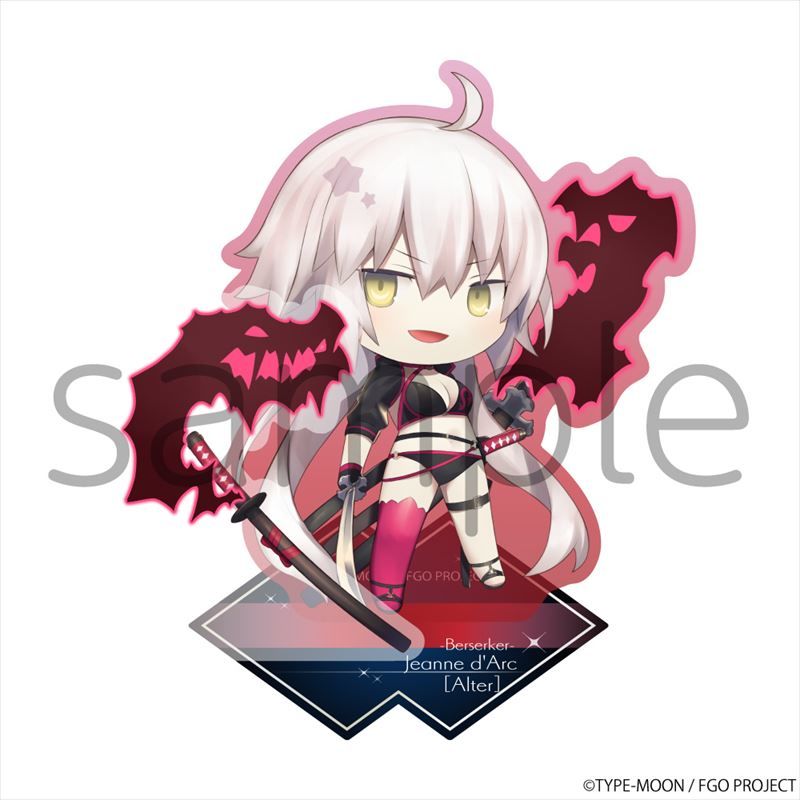 Charatoria Acrylic Stand Fate Grand Order Berserker Jeanne D Arc Alter きゃらとりあアクリルスタンド Fate Grand Order バーサーカー ジャンヌ ダルク オルタ Anime Goods Illustrations