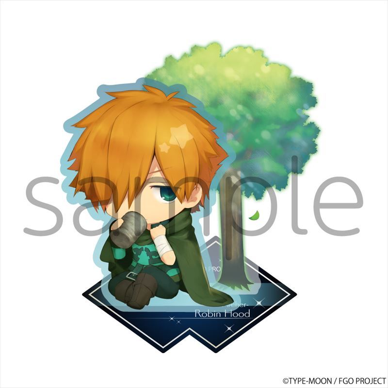 Charatoria Acrylic Stand Fate Grand Order Archer Robin Hood きゃらとりあアクリルスタンド Fate Grand Order アーチャー ロビンフッド Anime Goods Illustrations