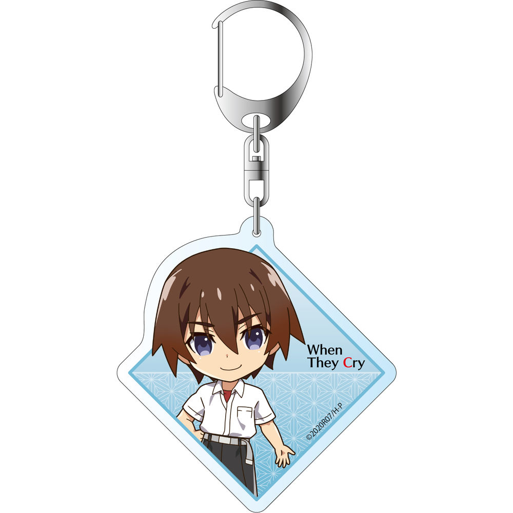 Higurashi When They Cry Gou Acrylic Key Chain Maebara Keiichi ひぐらしのなく頃に 業 アクリルキーホルダー 前原圭一 Anime Goods Key Holders Straps