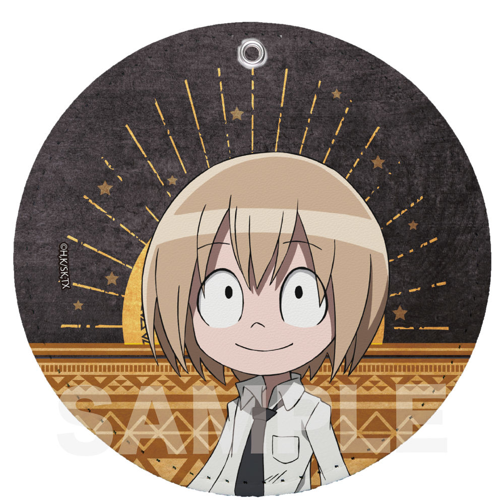 Shaman King Leather Coaster Key Chain 06 Oyamada Manta Shaman King レザーコースターキーホルダー 06 小山田まん太 Anime Goods Key Holders Straps