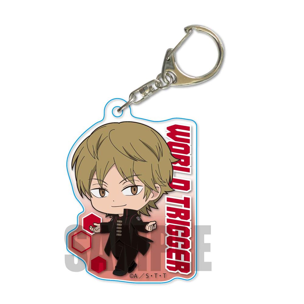 World Trigger Tekutoko Acrylic Key Chain Izumi Kohei ワールドトリガー てくトコアクリルキーホルダー 出水公平 Anime Goods Key Holders Straps