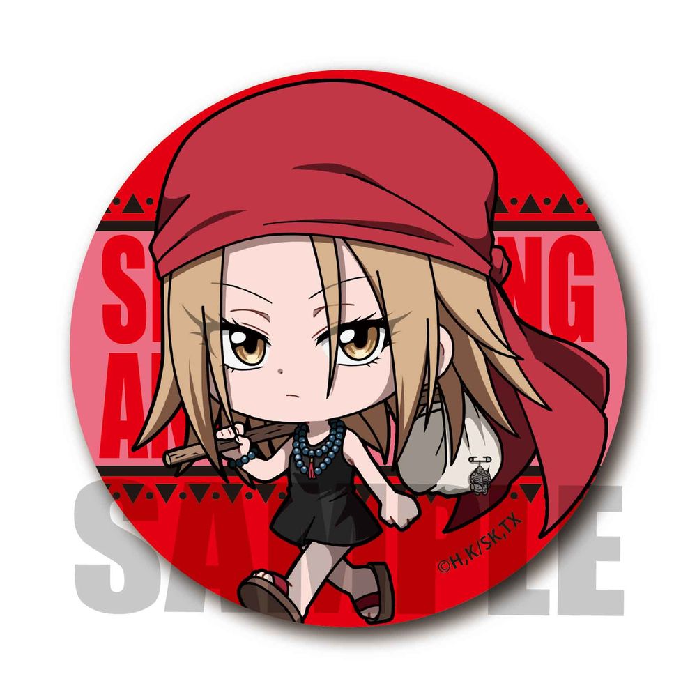 Shaman King Tekutoko Can Badge Kyoyama Anna Shaman King てくトコ缶バッジ 恐山アンナ Anime Goods Badges