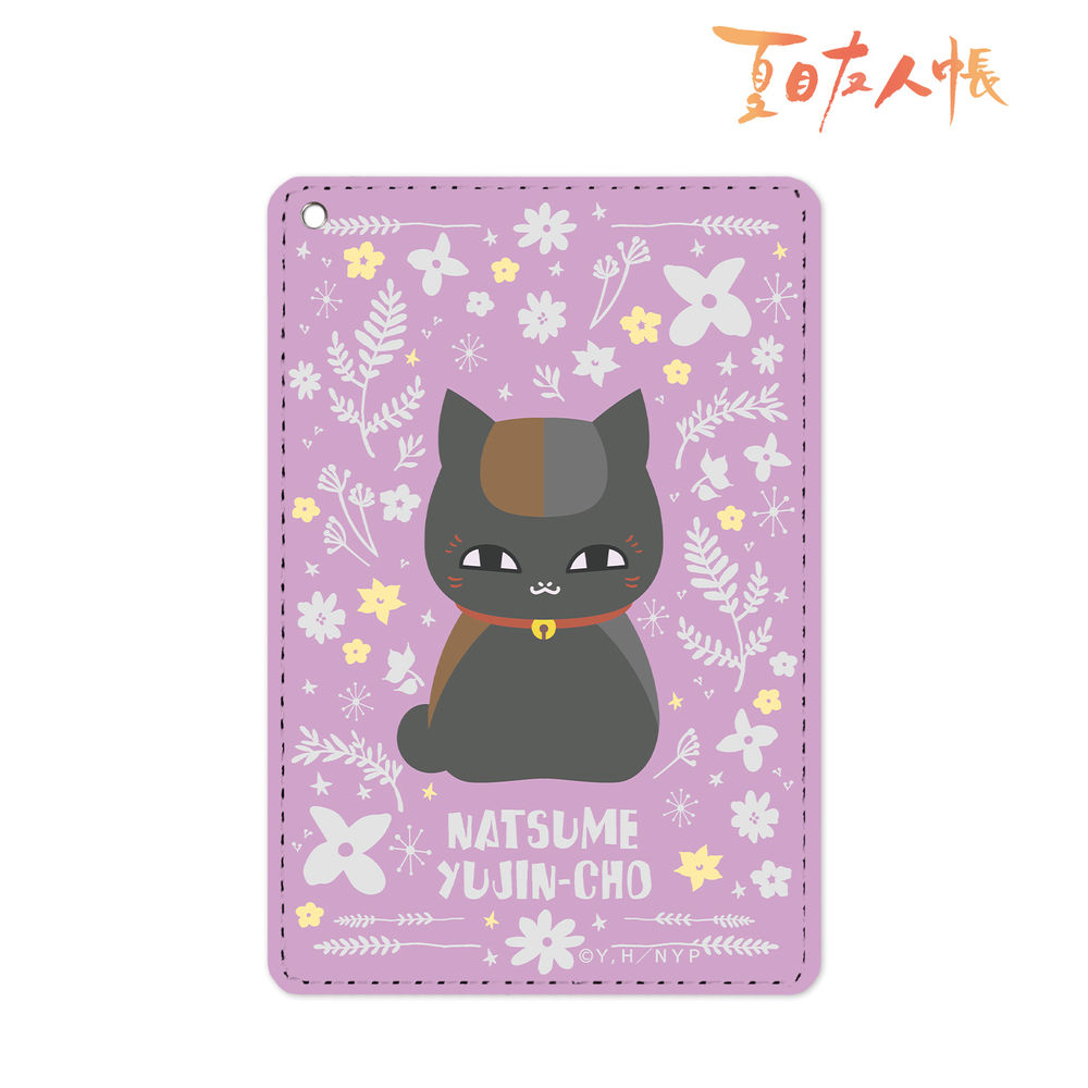 Natsume Yujinchou Kuro Nyanko Nordiq 1 Pocket Pass Case 夏目友人帳 黒ニャンコ Nordiq 1ポケットパスケース Anime Goods Card Phone Accessories Fashion Clothes