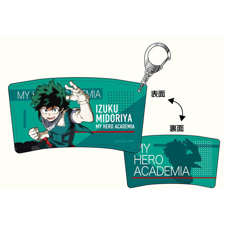 Cafe Sleeve Key Chain My Hero Academia 01 Midoriya Izuku Csk カフェスリーブキーホルダー 僕のヒーローアカデミア 01 緑谷出久csk Anime Goods Key Holders Straps