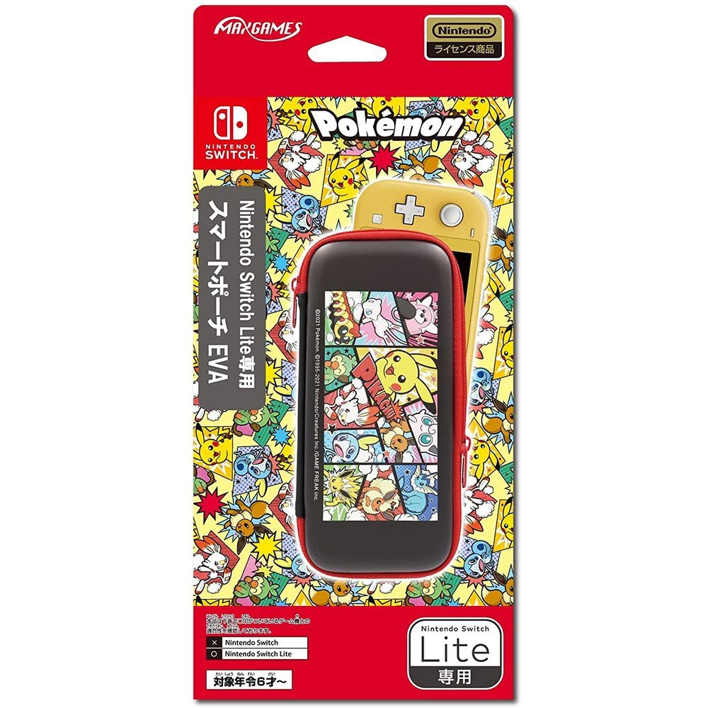 Pokemon Comic Smart Pouch Eva For Nintendo Switch Lite Nintendo Switch Lite専用スマートポーチeva ポケットモンスター コミック Video Games Nintendo Switch