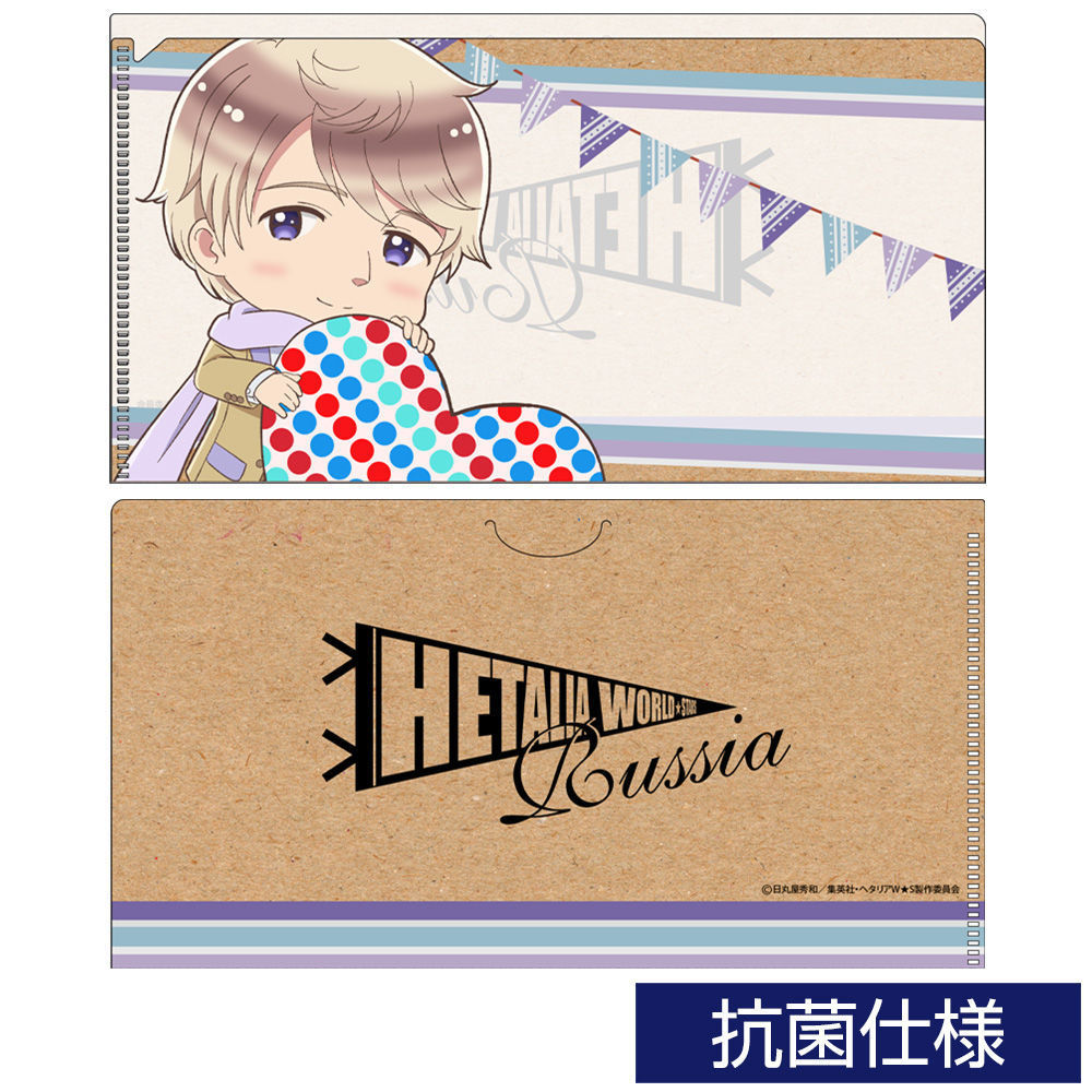 Hetalia World Stars Russia Mini Clear Folder ヘタリア World Stars ロシア ミニクリアファイル Cospa Stationery Stationary