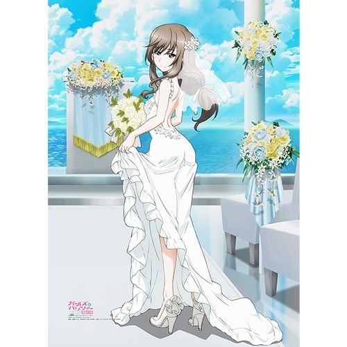 Girls Und Panzer Das Finale Original Illustration B1 Tapestry Shimada Chiyo Wedding ガールズ パンツァー 最終章 描き下ろしb1タペストリー 島田千代 ウェディング Anime Goods Commodity Goods Illustrations Groceries