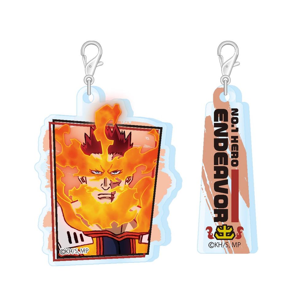 My Hero Academia Acrymmetry Vol 3 Endeavor 僕のヒーローアカデミア アクリメトリー Vol 3 エンデヴァー Anime Goods Key Holders Straps