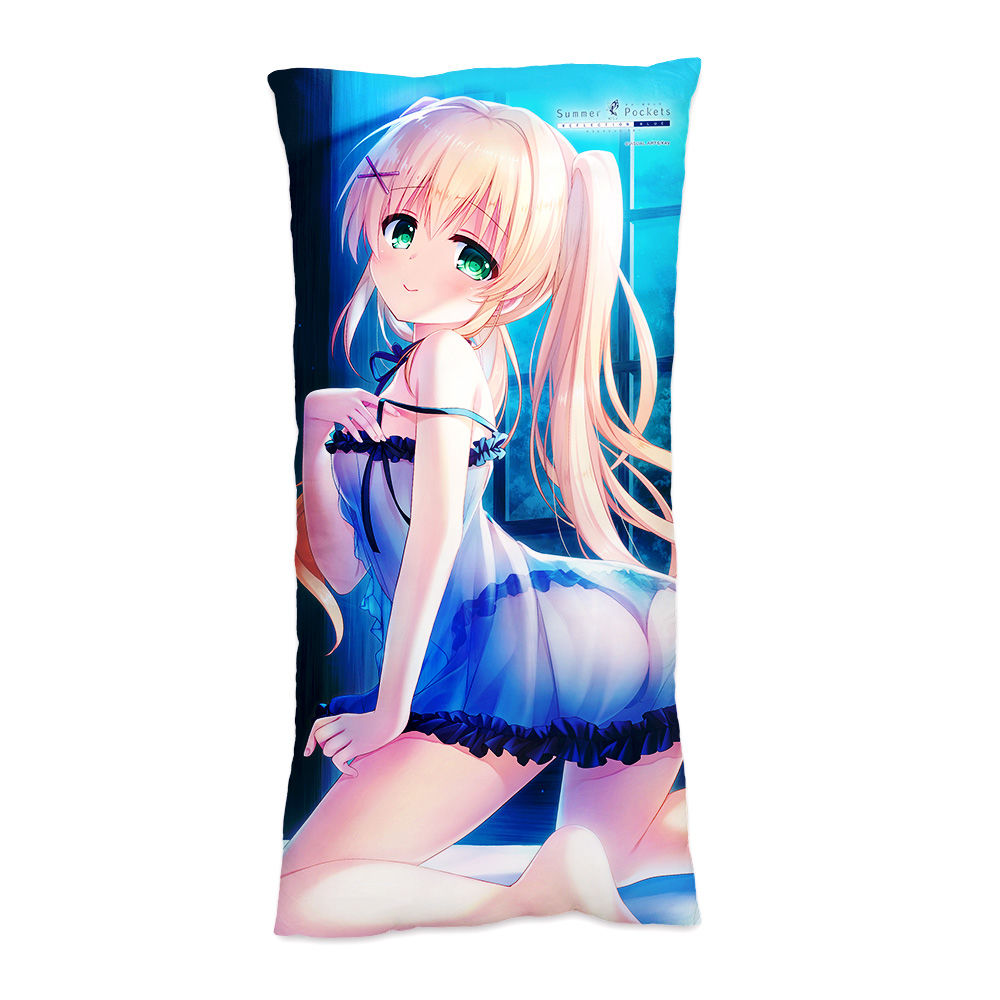 Summer Pockets Reflection Blue Long Cushion Cover Tsumugi Wenders Summer Pockets Reflection Blue ロングクッションカバー 紬ヴェンダース Anime Goods Commodity Goods Groceries