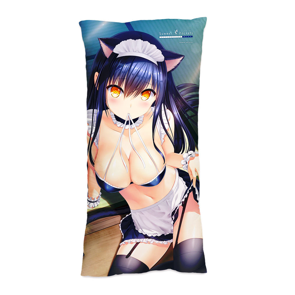 Summer Pockets Reflection Blue Long Cushion Cover Kushima Kamome Summer Pockets Reflection Blue ロングクッションカバー 久島鴎 Anime Goods Commodity Goods Groceries