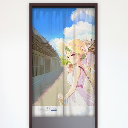 Summer Pockets Reflection Blue Noren Nomura Miki Torishirojima Summer Pockets Reflection Blue のれん 野村美希 鳥白島 Anime Goods Commodity Goods Groceries