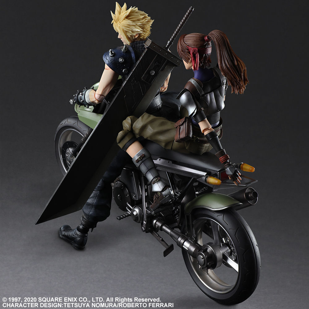 Final Fantasy Vii Remake Play Arts Kai Jessie Cloud Bike Set ファイナル ファンタジーvii リメイク Play Arts改 ジェシー クラウド バイクset Figures Action Figures Kuji Figures