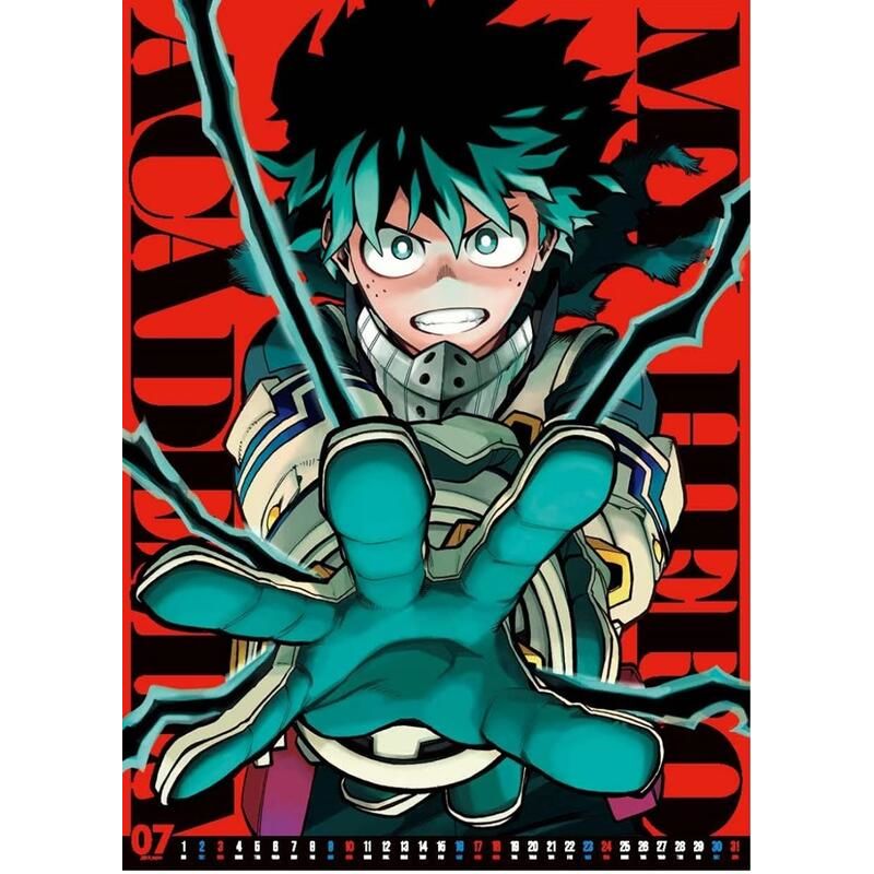 My Hero Academia Comic Calendar 2022 僕のヒーローアカデミア コミックカレンダー 2022