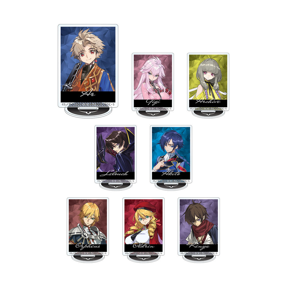 Code Geass Genesic Re Code Trading Acrylic Stand Set Of 8 Pieces コードギアス Genesic Re Code トレーディングアクリルスタンド Anime Goods Candy Toys Trading Figures Illustrations