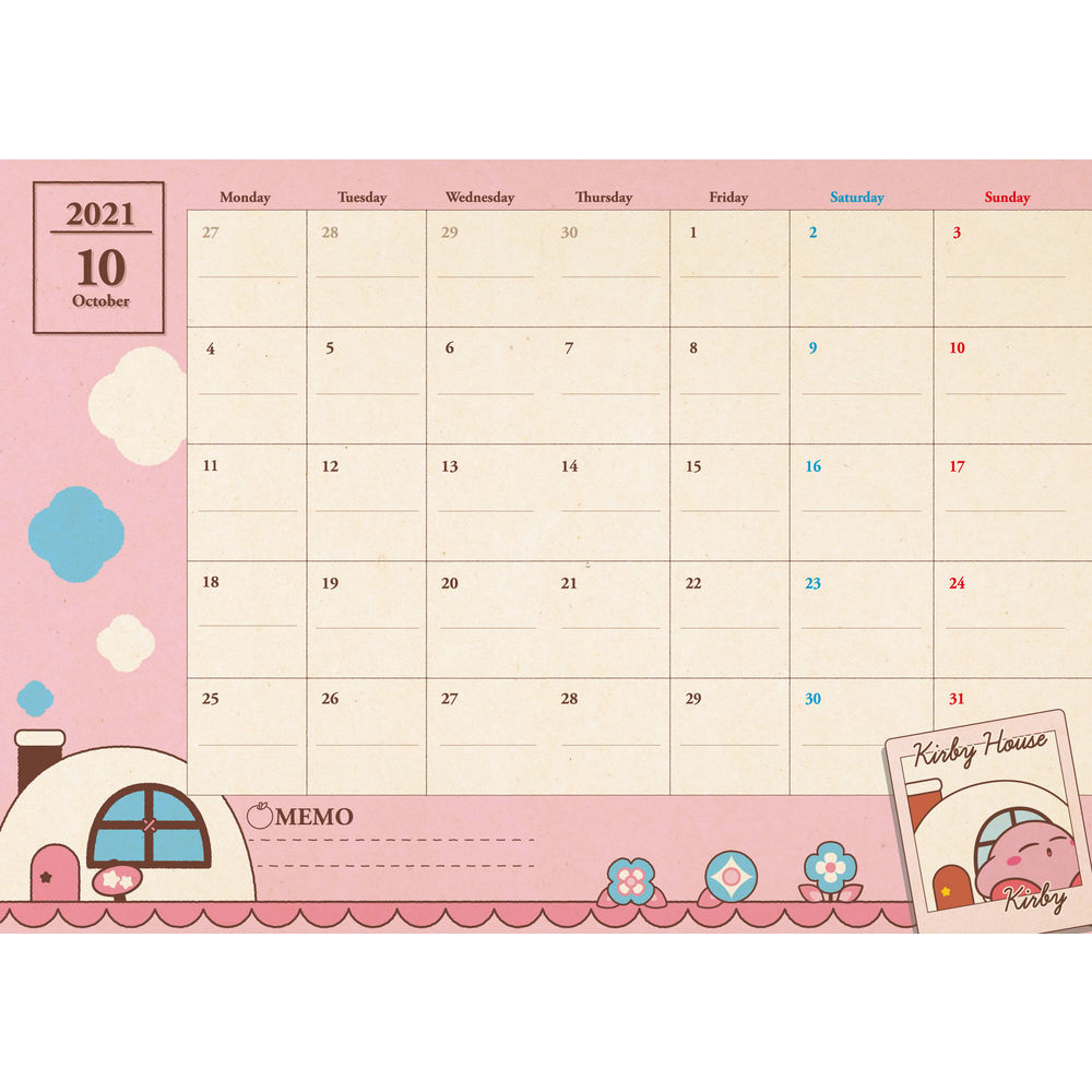 Kirby's Dream Land 2022 Schedule Book (Set Of 5 Pieces) | 星のカービィ 2022スケジュール帳 | Anime Goods | Candy Toys / Trading Figures | 4970381476939