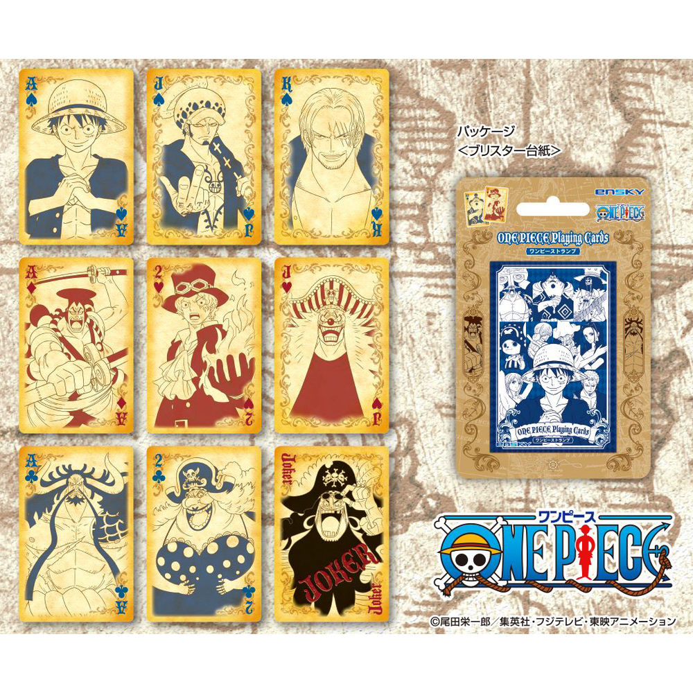 One Piece Playing Cards Set Of 6 Pieces ワンピース トランプ Anime Goods Candy Toys Trading Figures