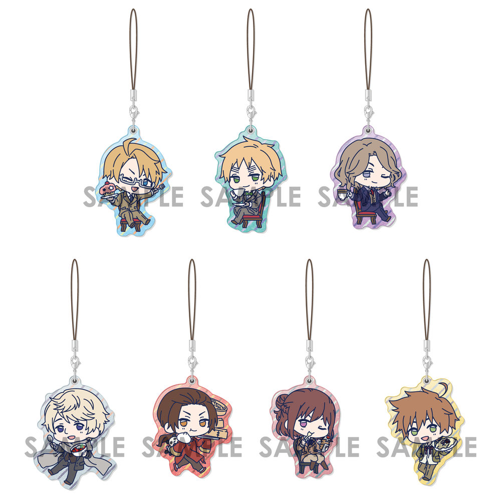 Hetalia World Stars Pearl Acrylic Collection Vol 2 Set Of 7 Pieces ヘタリア World Stars パールアクリルコレクション Vol 2 Anime Goods Candy Toys Trading Figures