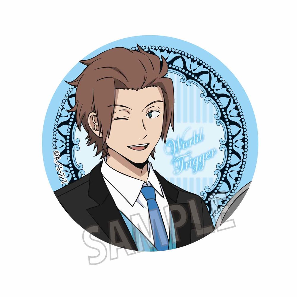 World Trigger Can Badge Jin Yuichi Butler Uniform Ver ワールドトリガー 缶バッジ 迅悠一 執事服ver Anime Goods Badges